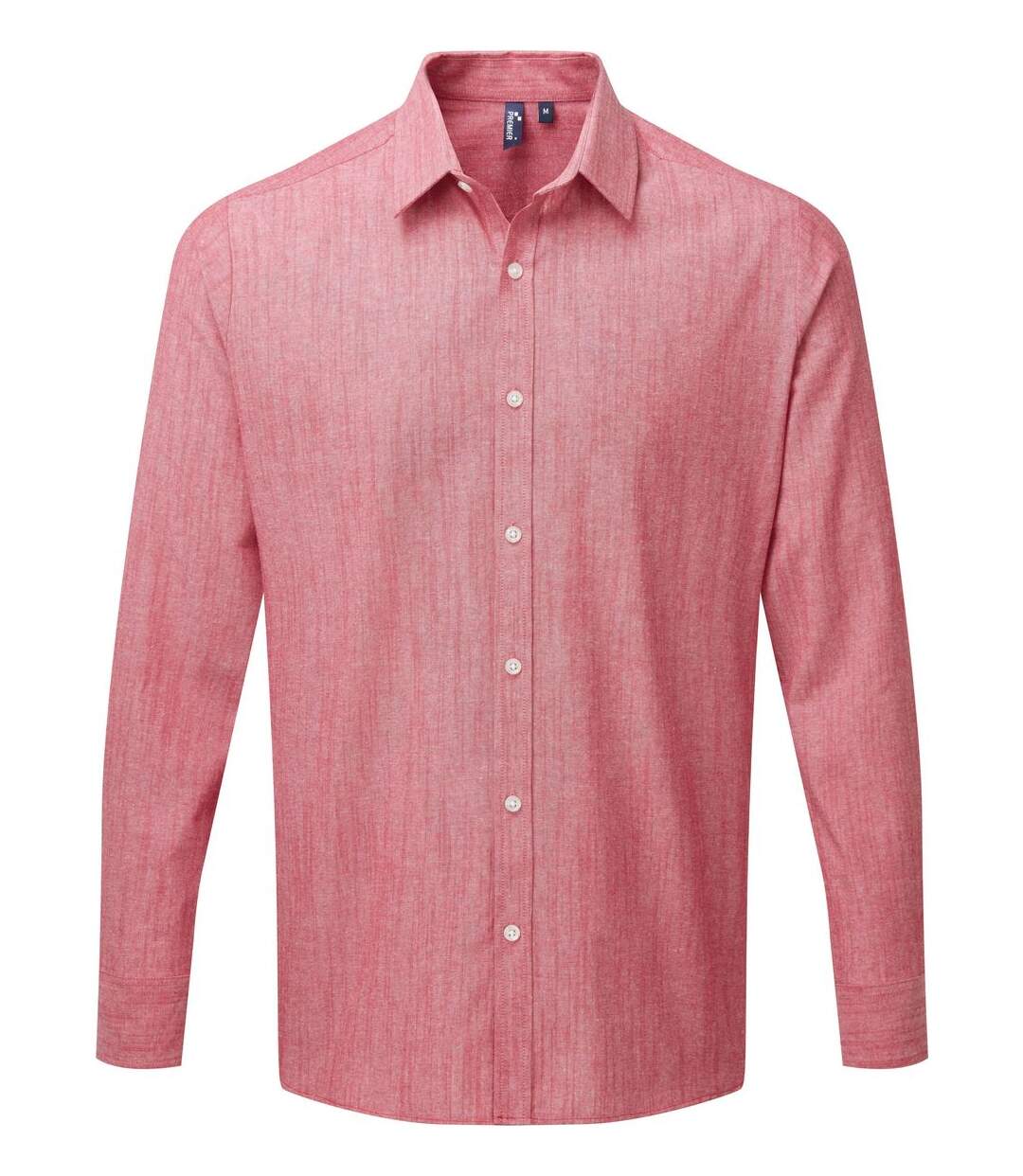 Chemise manches longues - Homme - PR245 - rouge-1