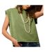 T-shirt vert femme kaporal vison - l-1