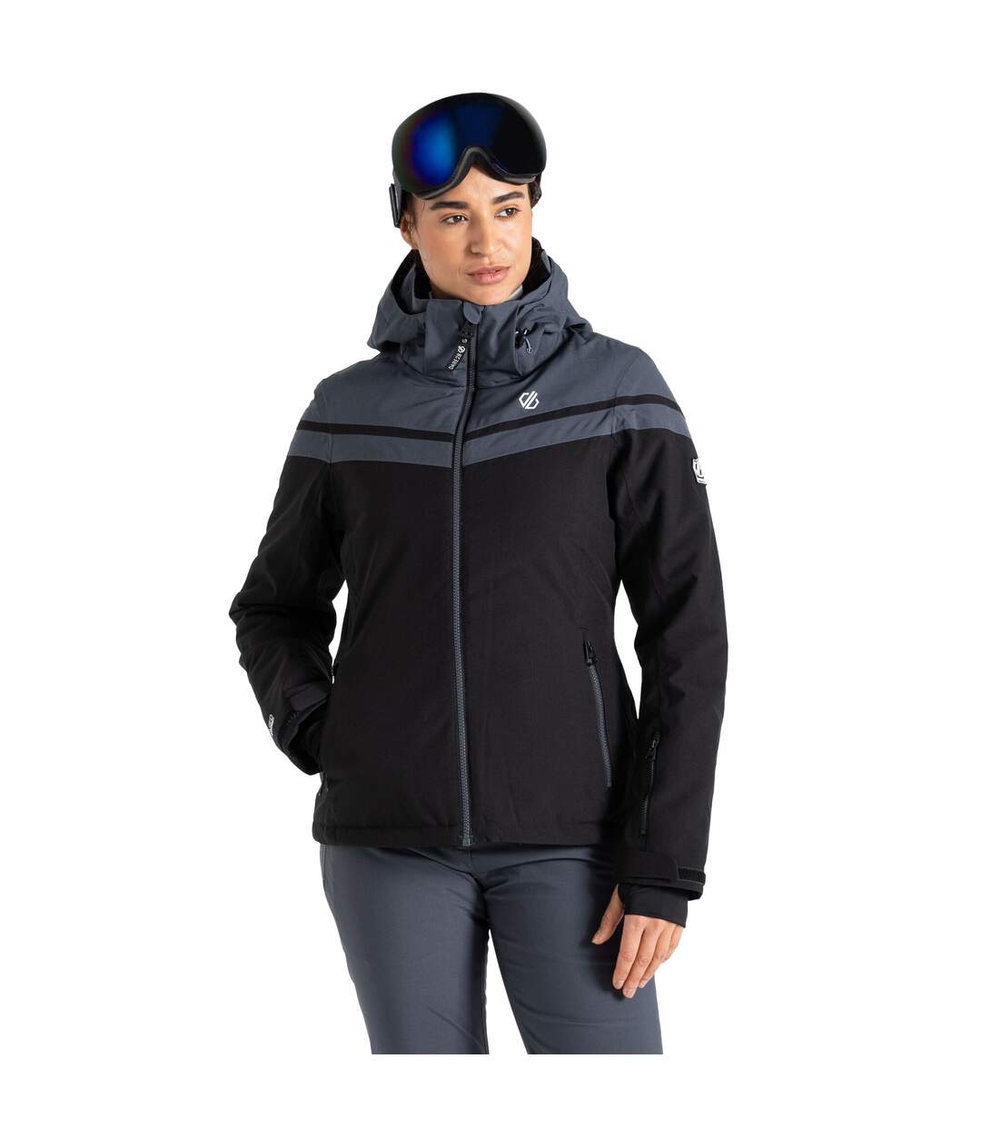 Womens/ladies flurry ski jacket black/ebony Dare 2B