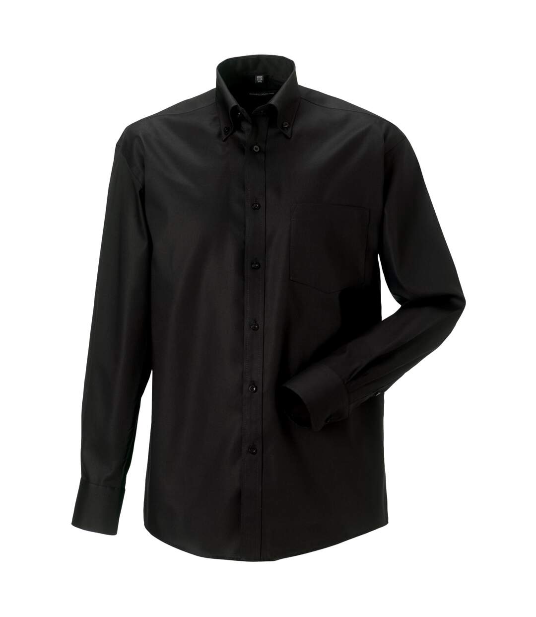 Chemise à manches longues sans repassage homme noir Russell Russell