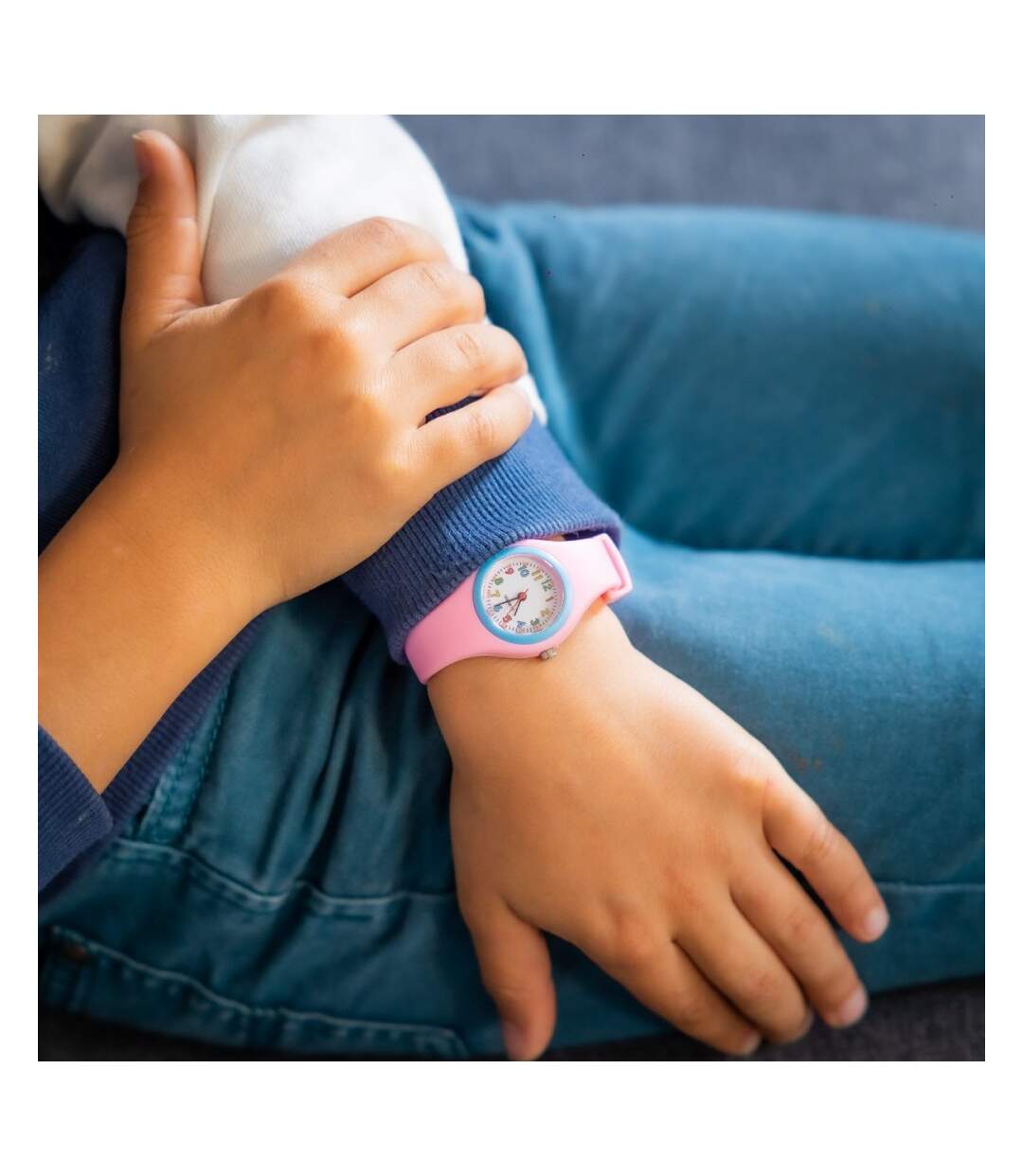 Montre Enfant Silicone Rose CHTIME