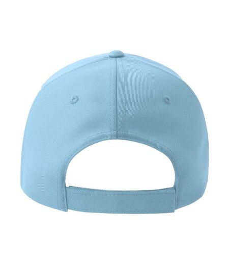 Casquette De Baseball Motif/style 5 Panneaux Recy Five Piping Adulte Bleu Clair Blanc Atlantis Headwear