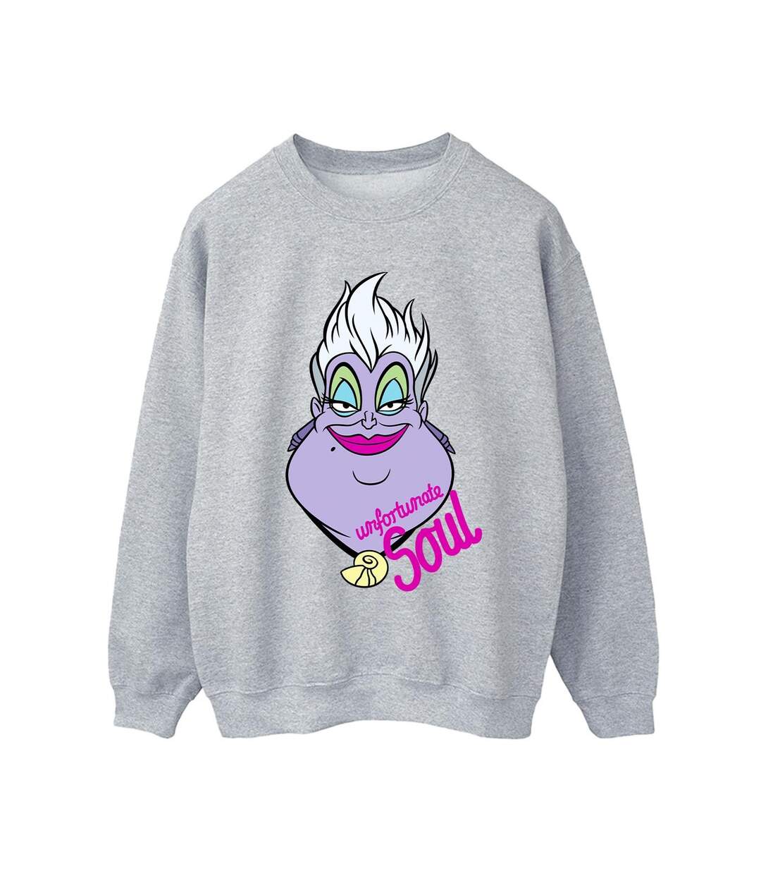 Disney Sweatshirt Femmes/Dames Villains Ursula Unfortunate Soul (Gris sportif) - UTBI42381-1