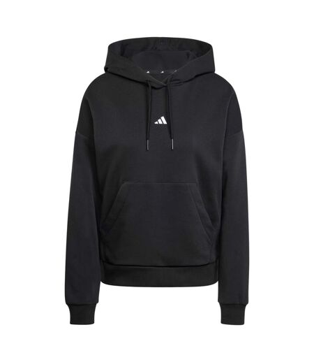 Sweat À Capuche Avec Cordons Femme Noir Blanc Adidas