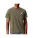 T-Shirt kaki homme calvin klein jeans badge l4g-1