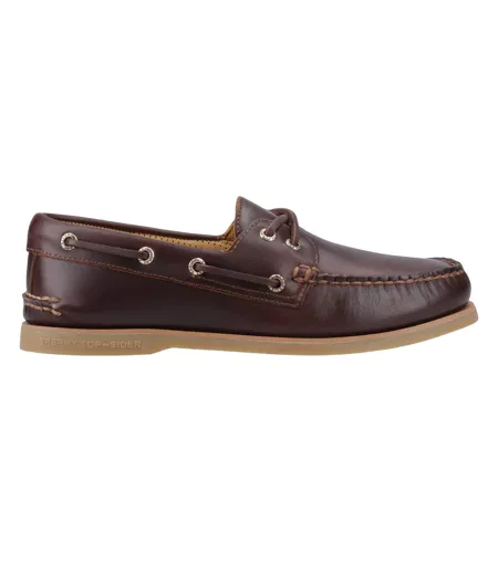 Chaussures Bateau Authentic Gold Cup Homme Marron Sperry