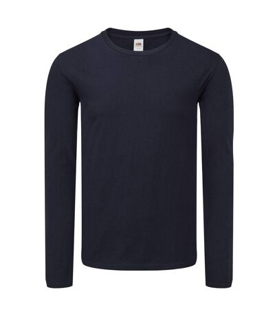 T-shirt Iconic Homme Bleu Marine Sombre Fruit Of The Loom