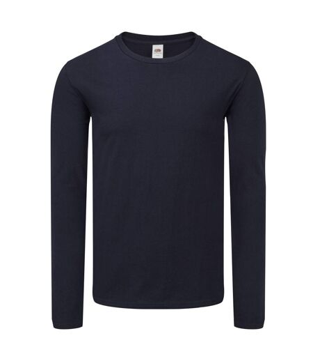 T-shirt Iconic Homme Bleu Marine Sombre Fruit Of The Loom