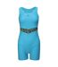 Maillot De Bain Shorty Motif/style Logo Femme Bleu Noir Slazenger-1