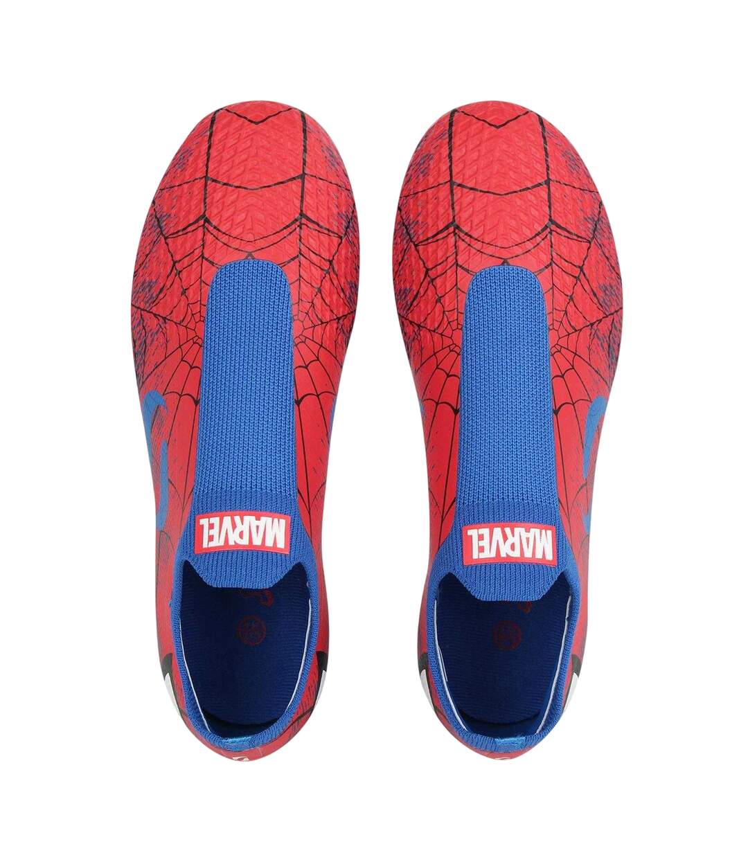 Childrens/kids Sondico Blaze Firm Ground Football Boots Red Blue Spider-Man-3