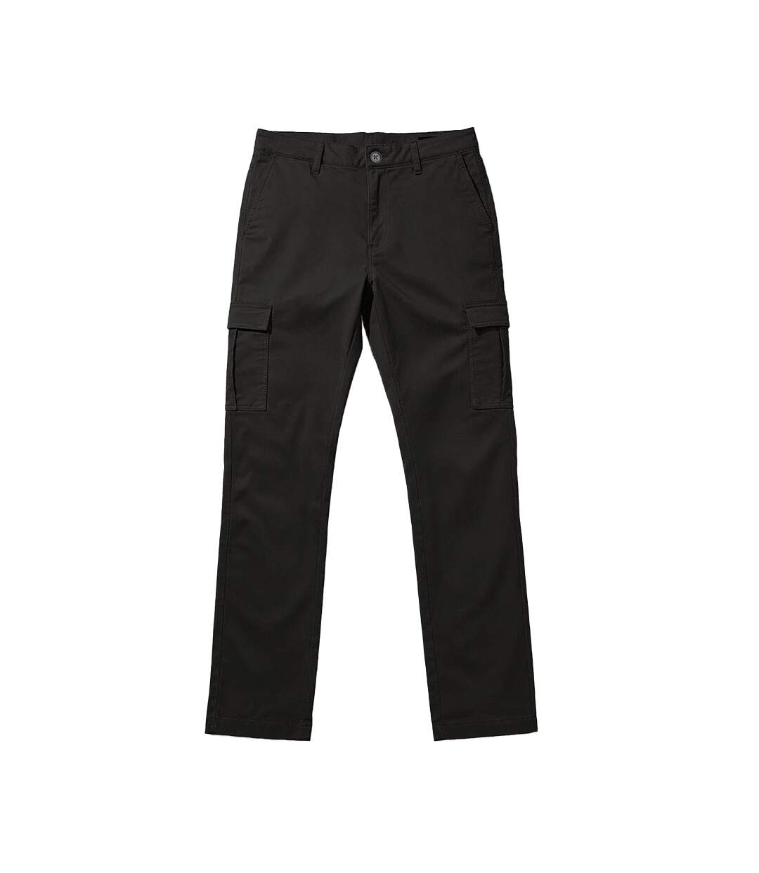 Womens/ladies Carmel Chino Cargo Trousers Black Brook Taverner-1