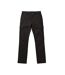 Womens/ladies Carmel Chino Cargo Trousers Black Brook Taverner-1