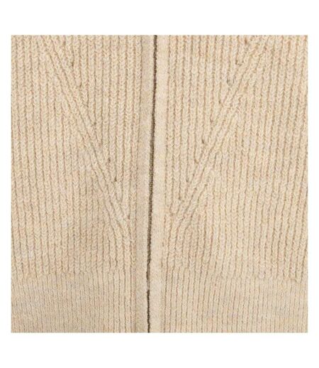 Cardigan Décontracté Motif/style Côtelé Femme Crème Miso