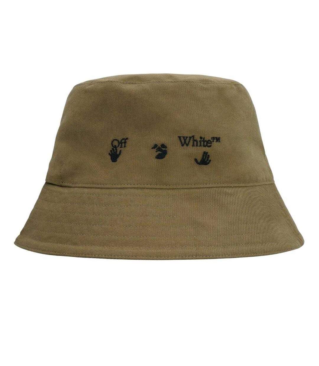 Logo Bucket Hat Green Off-White-1