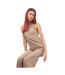 Womens/ladies cira plisse tank top mink Vero Moda-3