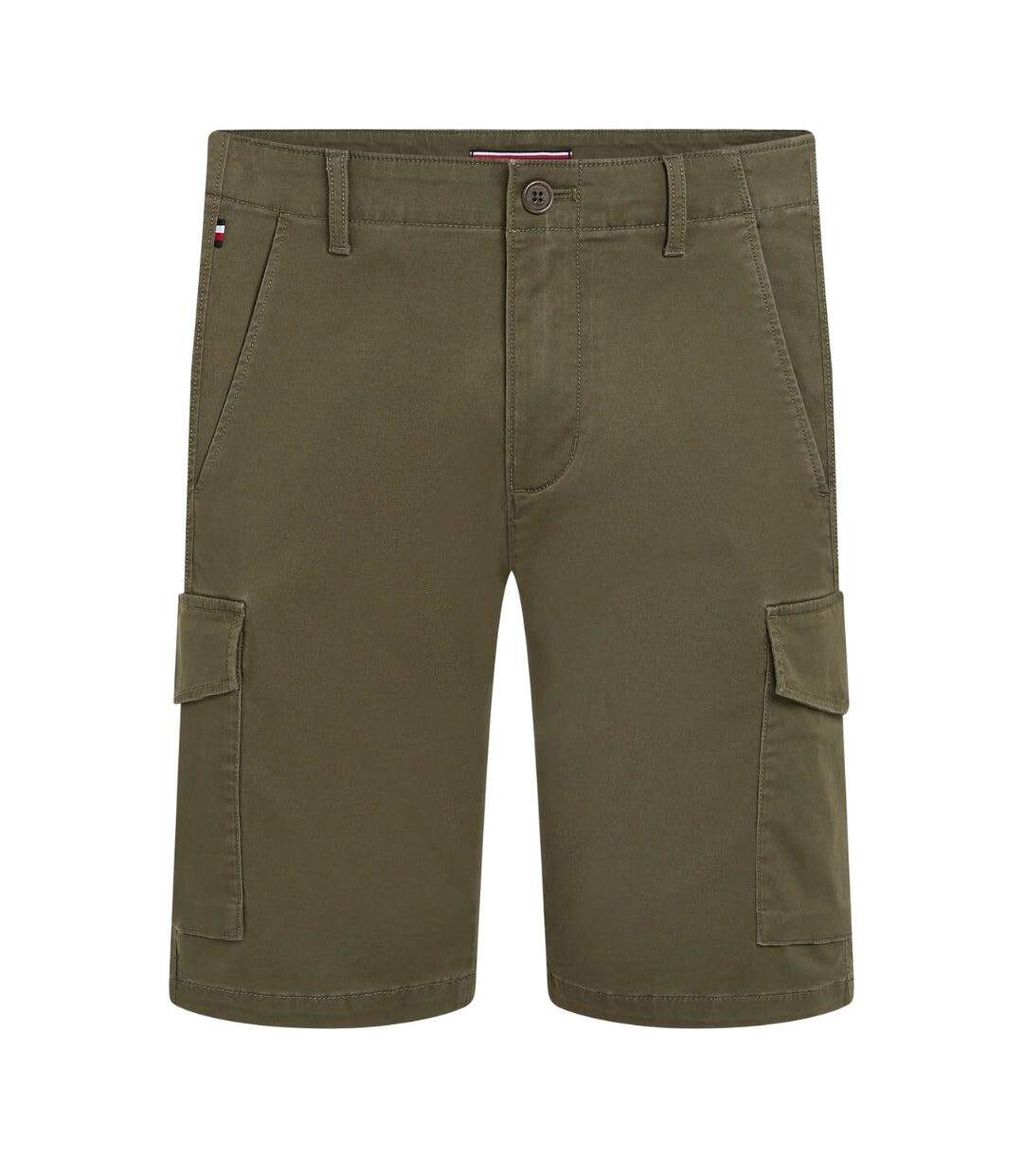Short À Poches Homme Vert Militaire Tommy Hilfiger-2