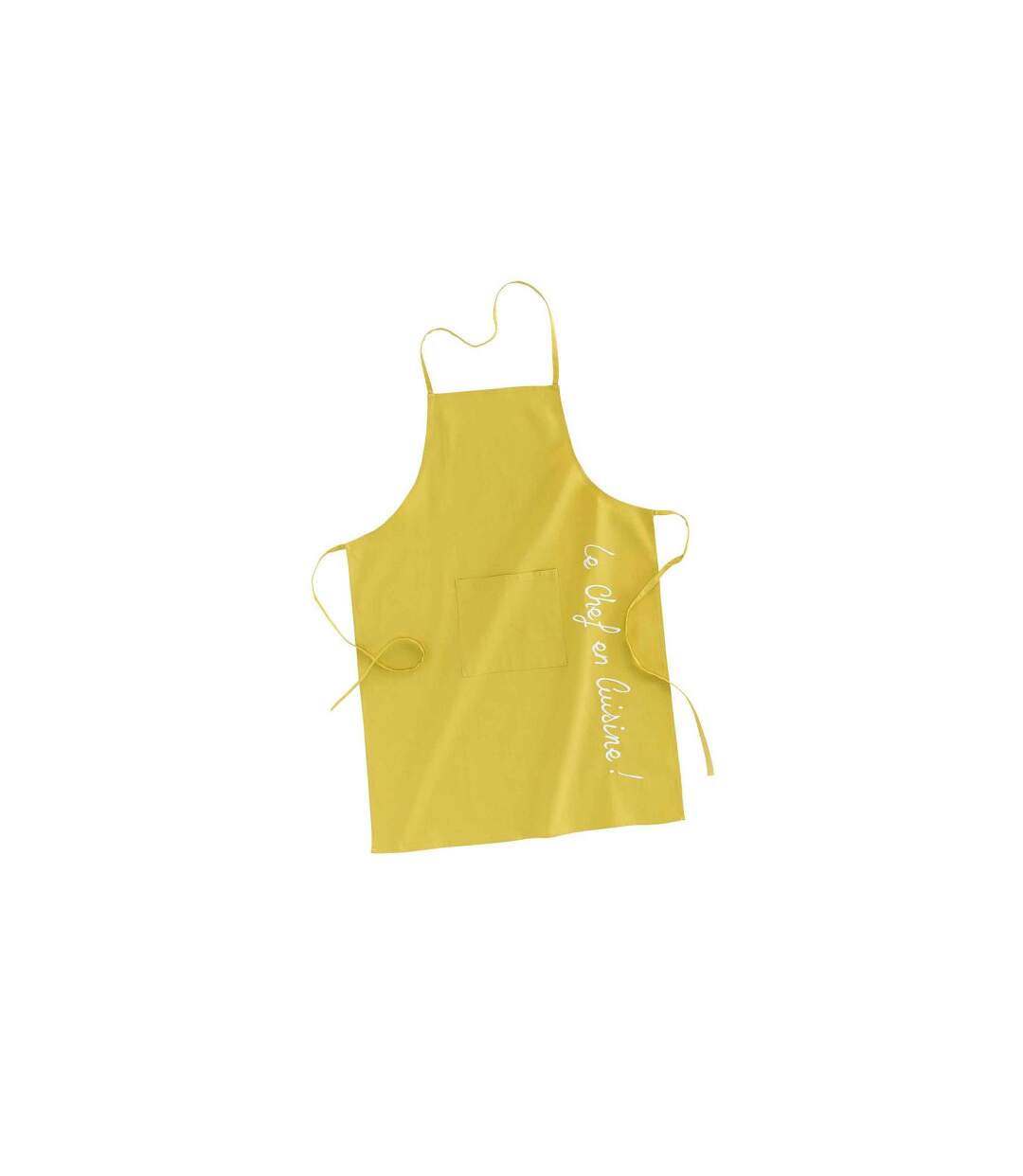 Tablier de Cuisine Cuistot 84cm Jaune