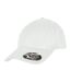 Casquette de baseball flexfit adulte blanc Yupoong-1