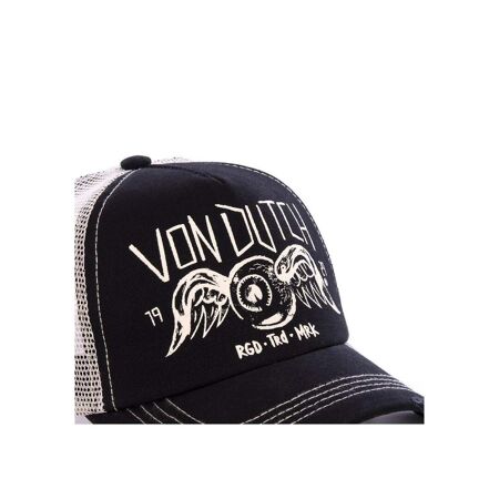 Casquette Trucker Filet Crew Noir Vondutch