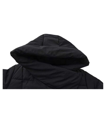 Womens/ladies Ottawa Full Zip Long Parka Black Gelert