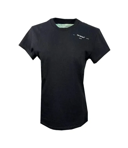 T-shirt Motif/style Logo Femme Noir Off-White