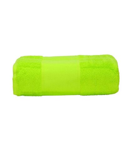 A&R Towels Print-Me Bath Towel (Lime Green) (One Size) - UTRW6037