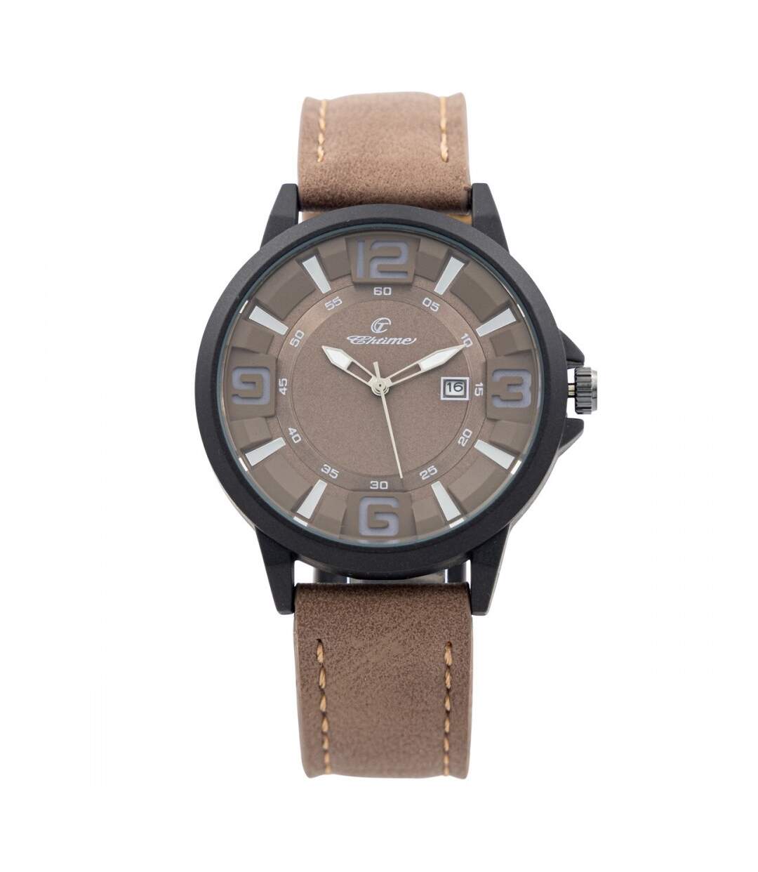 Très jolie Montre Homme Beige CHTIME