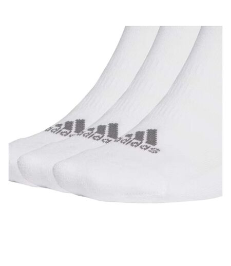 Lot de trois paires de chaussettes blanches homme adidas cushion