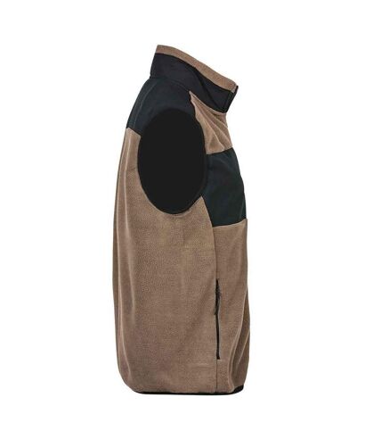 Tee Jays Mens Mountain Fleece Body Warmer (Clay/Black) - UTPC5611