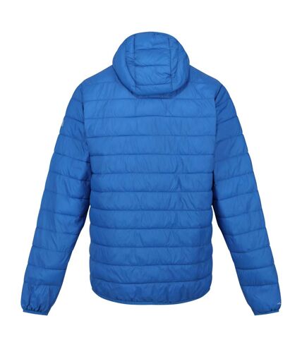 Regatta Mens Hillpack Hooded Lightweight Jacket (Strong Blue)