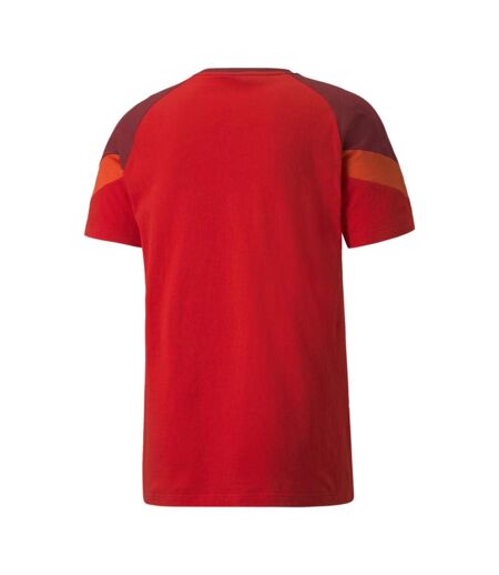 T-shirt Rouge Homme Puma Iconic Mcs - M