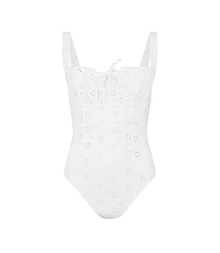 Maillot De Bain 1 Pièce Motif/style Floral Femme Blanc Jack Wills