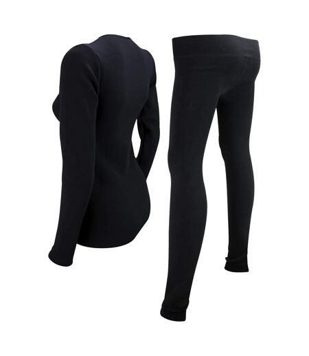 Ladies Long Sleeve Thermal Top & Thermal Leggings for Winter