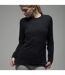 Ladies Fleece Lined Base Layer Thermal Long Sleeve Top-3