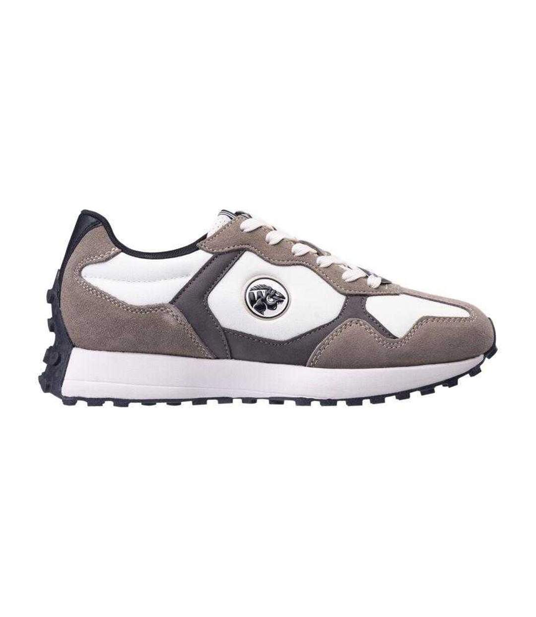 Baskets Motif/style Logo Mohim Homme Gris Argenté Iguana-3