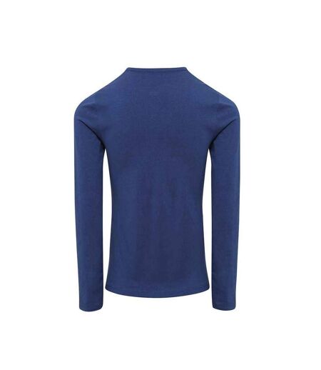 Premier Womens/Ladies Long John Plain Roll Sleeve T-Shirt (Indigo Denim) - UTPC5622