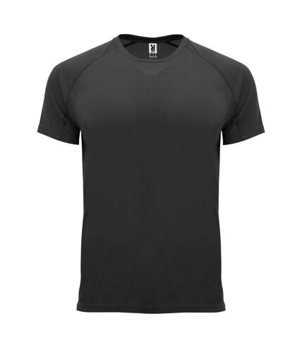 Roly Mens Bahrain Short-Sleeved Sports T-Shirt (Solid Black) - UTPF4339