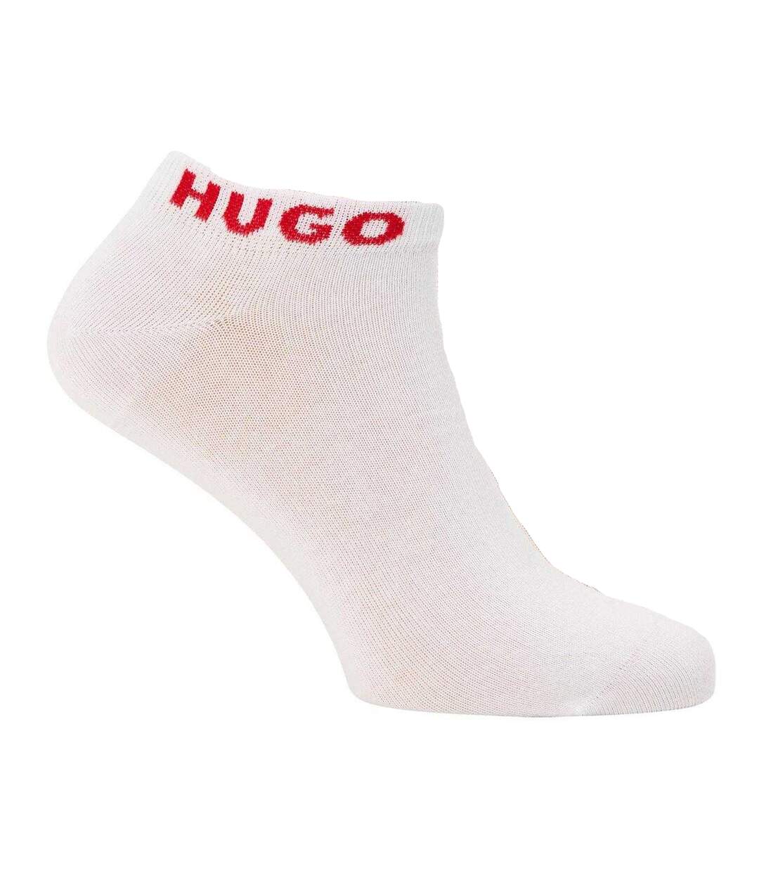 Pack Of 3  Mens Trainer Socks  White Boss-2