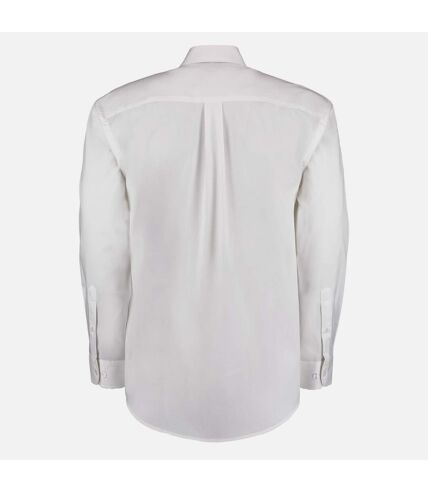 Kustom Kit Mens Long Sleeve Corporate Oxford Shirt (White) - UTBC594
