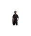 Mens Logo Quarter Zip Polo Shirt Black Boss-1