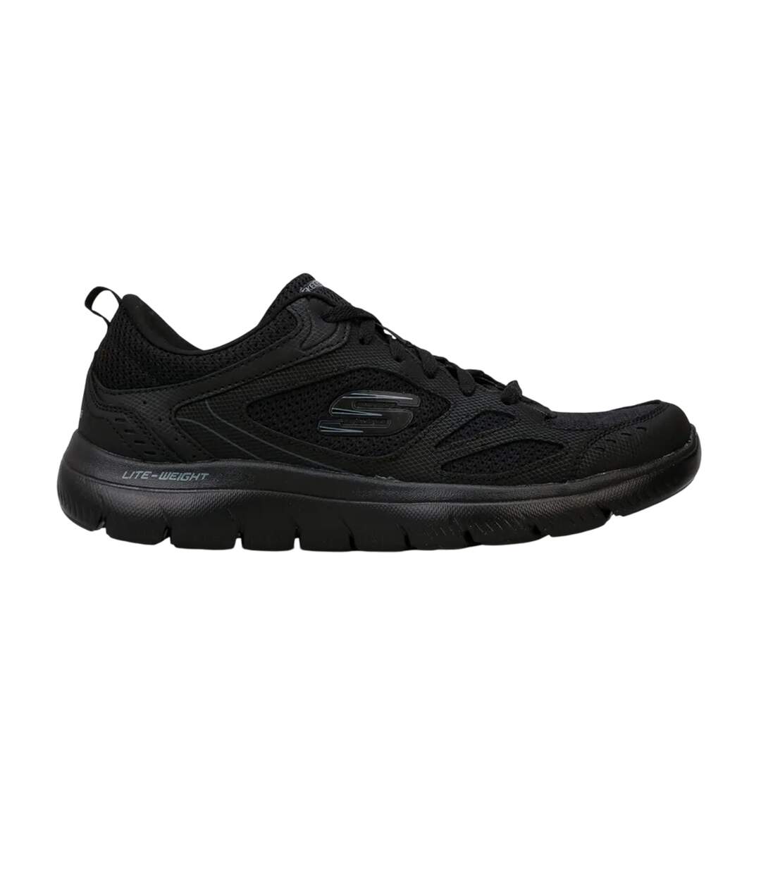 Mens Summits South Rim Trainers Black Skechers-4