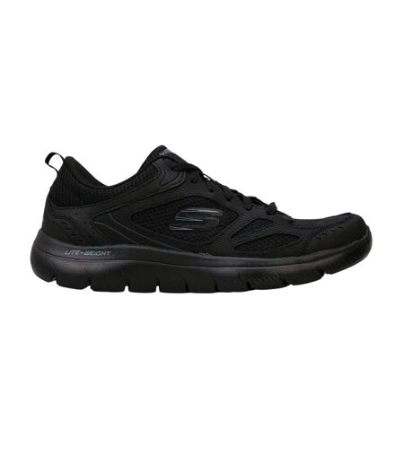 Mens Summits South Rim Trainers Black Skechers