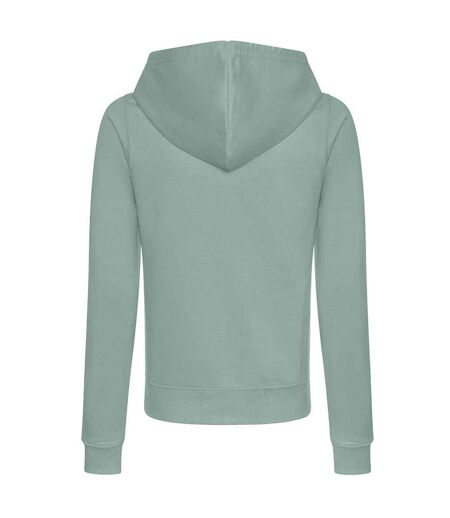 Sweat À Capuche College Femme Vieux Vert Awdis
