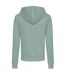 Sweat À Capuche College Femme Vieux Vert Awdis-2