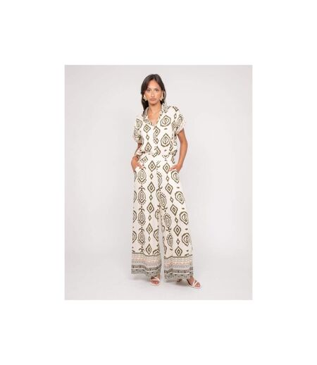 Pantalon palazzo motifs EDMIRA - Dona X Lisa