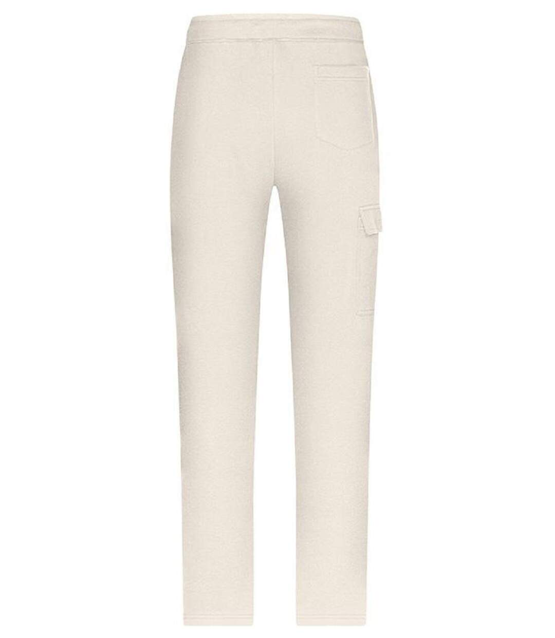 Pantalon jogging - Homme - 8036 - blanc cassé vanille