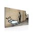 Paris Prix - Tableau chien Qui Aboie Ne Mord Pas - Banksy 40x60cm