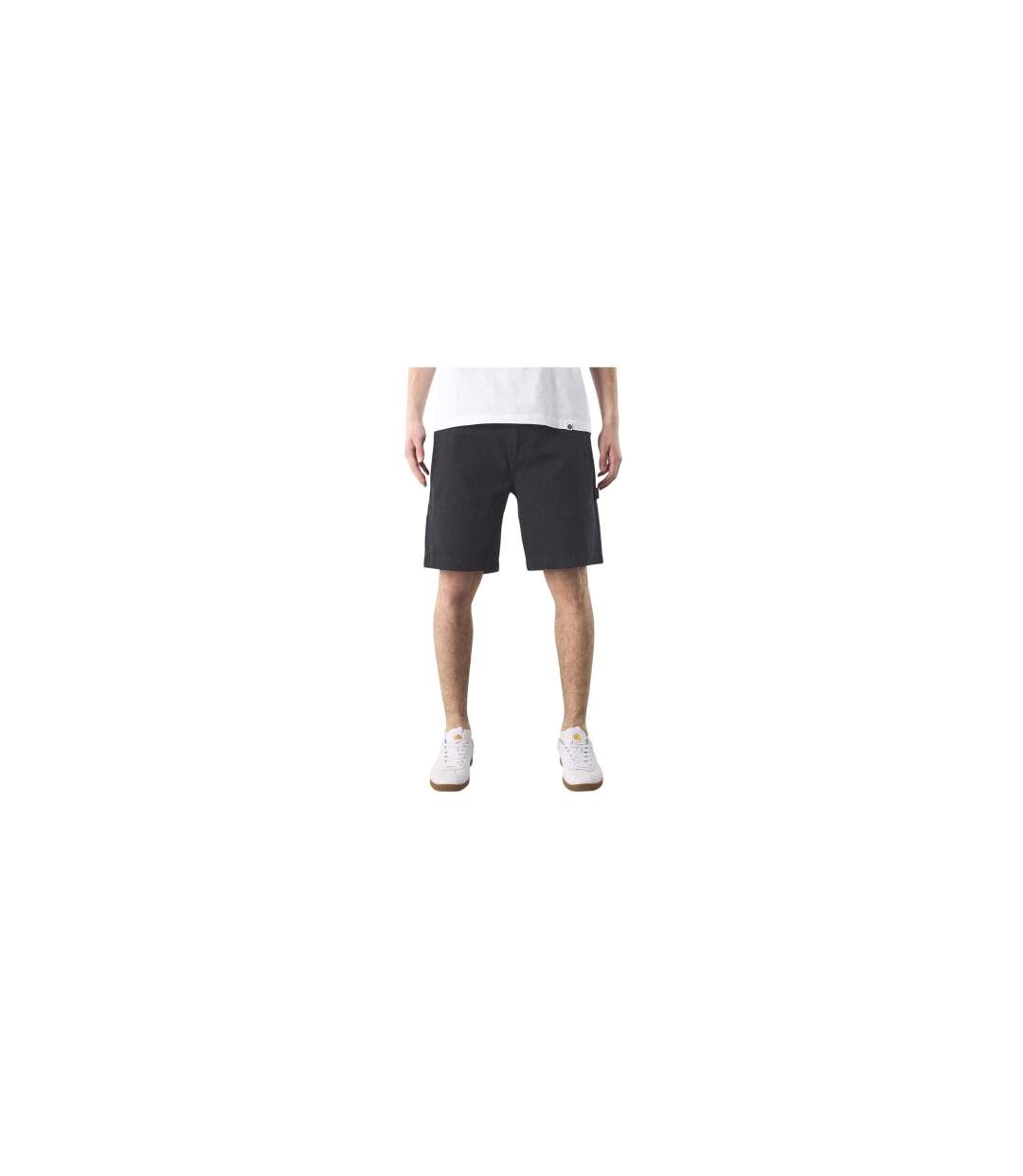 Mens Stamford Cargo Shorts Black Pretty Green-1