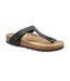 Tongs Gizeh Femme Noir Birkenstock-1