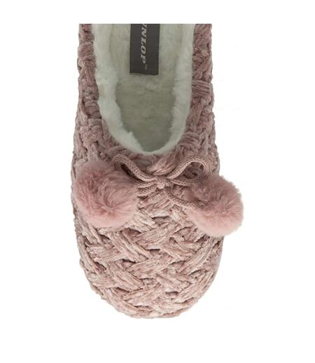 Chaussons Mules Femme Rose Dunlop